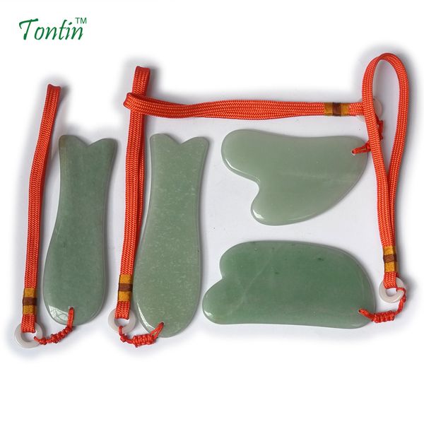 tontin new acupuncture massage guasha tool spa beauty kit natural aventurine 4 pcs/set (2 pcs fish, 1pcs y, 1 pcs knife
tontin new acupuncture massage guasha tool spa beauty kit natural aventurine 4 pcs/set (2 pcs fish, 1pcs y, 1 pcs knife
