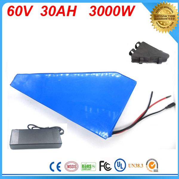 customs taxes triangle lithium battery 60v 30ah electric bike battery 60v 3000w electric scooter battery with 2a charger for sanyo cell
customs taxes triangle lithium battery 60v 30ah electric bike battery 60v 3000w electric scooter battery with 2a charger for sanyo cell