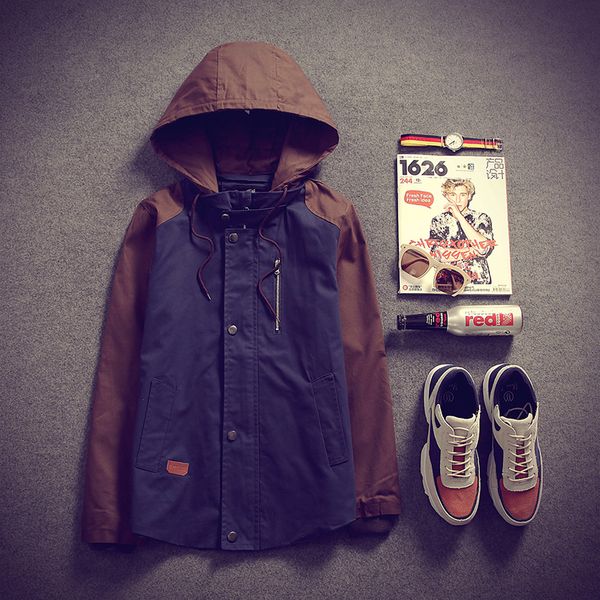 wholesale- hooded jackets new fashion men's youth popular college style outerwear & coats slim fit male designer clothes casual jaqueta, Black;brown
wholesale- hooded jackets new fashion men's youth popular college style outerwear & coats slim fit male designer clothes casual jaqueta, Black;brown