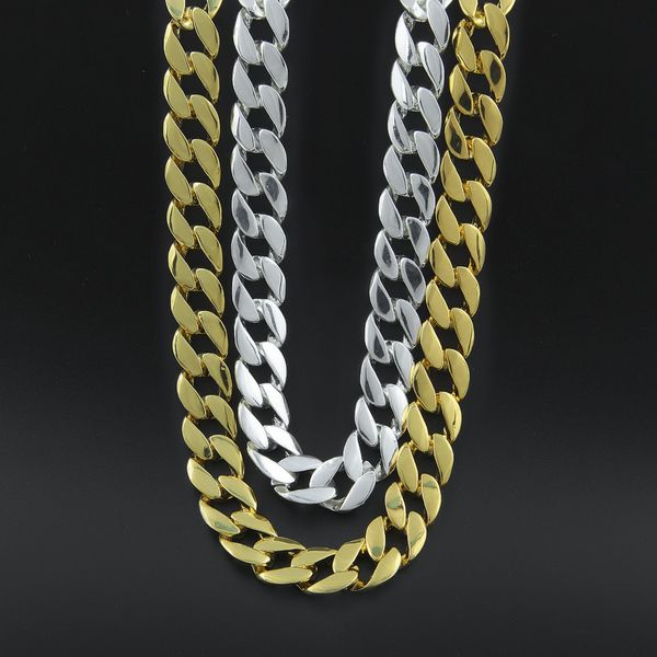 2017 hiphop rock 1cm crude twist chain gold plated fashion long necklace pendant for men women christmas gift fine jewelry, Silver
2017 hiphop rock 1cm crude twist chain gold plated fashion long necklace pendant for men women christmas gift fine jewelry, Silver
