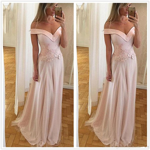 2018 Pink Sexy Off The Shoulder Tulle A Line Prom Dresses Deep V Neck Short Sleeves Applique Floor Length Party Evening Dresses Custom Made, Black
2018 Pink Sexy Off The Shoulder Tulle A Line Prom Dresses Deep V Neck Short Sleeves Applique Floor Length Party Evening Dresses Custom Made, Black