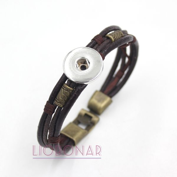 wholesale new arrival interchangeable snap button jewelry 18mm button vintage leather snap bracelets for women men jewelry bijoux pulseras, Golden;silver
wholesale new arrival interchangeable snap button jewelry 18mm button vintage leather snap bracelets for women men jewelry bijoux pulseras, Golden;silver