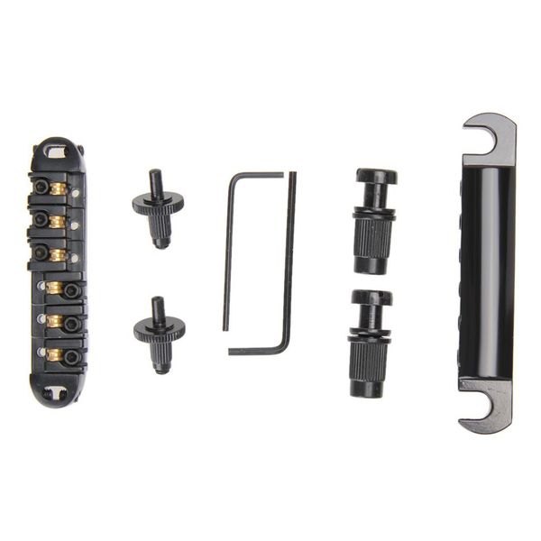 Позолоченный ролик седло Tune-o-Matic мост наконечник для гитары Les Paul LP
Позолоченный ролик седло Tune-o-Matic мост наконечник для гитары Les Paul LP