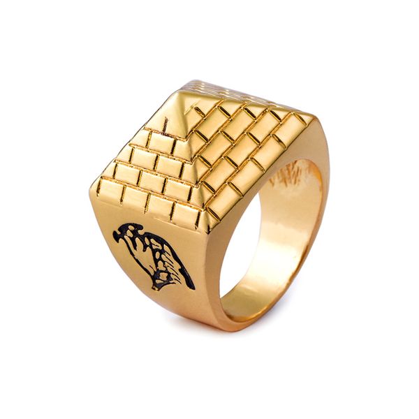 vintage mens rings pyramid cone ring egyptian totem alloy 18k gold plated jewelry ring size 8 9 10 11, Slivery;golden
vintage mens rings pyramid cone ring egyptian totem alloy 18k gold plated jewelry ring size 8 9 10 11, Slivery;golden