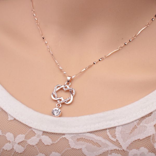 fashion new crystal heart necklace have mutual affinity charm necklaces heart pendant rose gold silver alloy pendants
fashion new crystal heart necklace have mutual affinity charm necklaces heart pendant rose gold silver alloy pendants