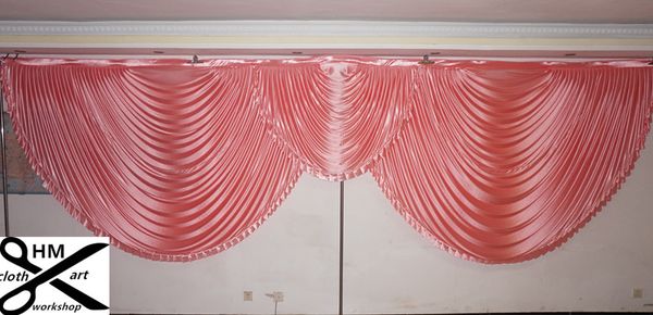 6m wide swags valance wedding stylist backdrop party drop curtain celebration stage performance background satin drape wall
6m wide swags valance wedding stylist backdrop party drop curtain celebration stage performance background satin drape wall