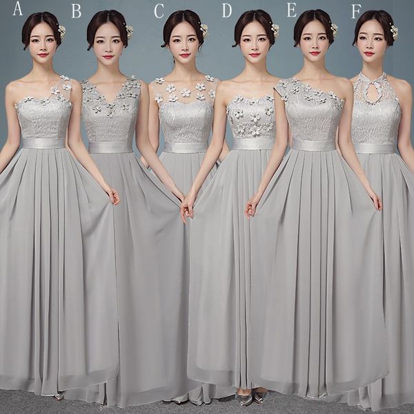lace chiffon bridesmaid dresses long 2019 elegant floor length wedding party gowns new robe de mariage, White;pink
lace chiffon bridesmaid dresses long 2019 elegant floor length wedding party gowns new robe de mariage, White;pink