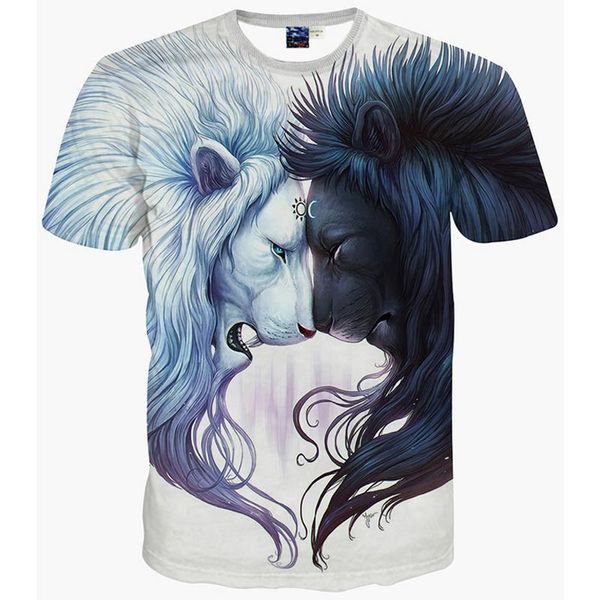 wholesale- 2016 fashion harajuku men/women t-shirt 3d print white black lion hip hop brand t shirt summer tees
wholesale- 2016 fashion harajuku men/women t-shirt 3d print white black lion hip hop brand t shirt summer tees