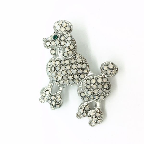 wholesale- new fashion jewelry animal metal poodle dog rhinestone brooches for women girl pin brooch cute carf, Gray
wholesale- new fashion jewelry animal metal poodle dog rhinestone brooches for women girl pin brooch cute carf, Gray