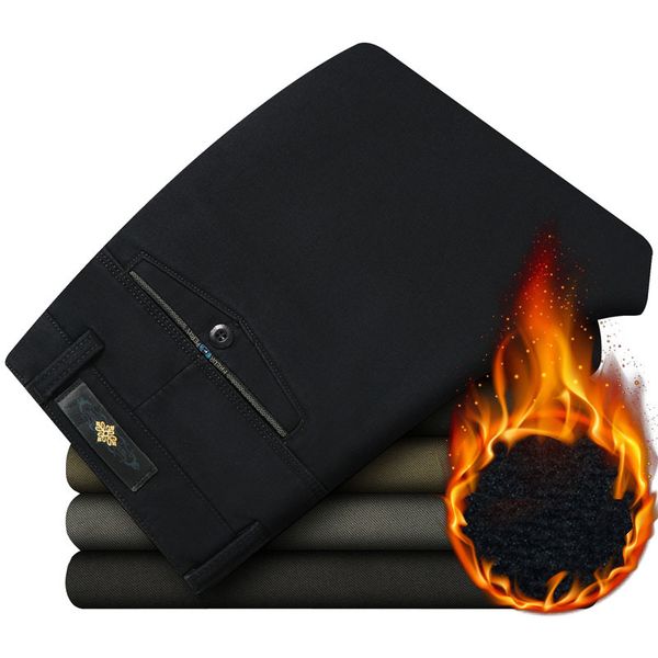 wholesale- winter plus fleece casual pants men middle - aged cotton business straight men's pants thick trousers long trousers wholesal, Black
wholesale- winter plus fleece casual pants men middle - aged cotton business straight men's pants thick trousers long trousers wholesal, Black