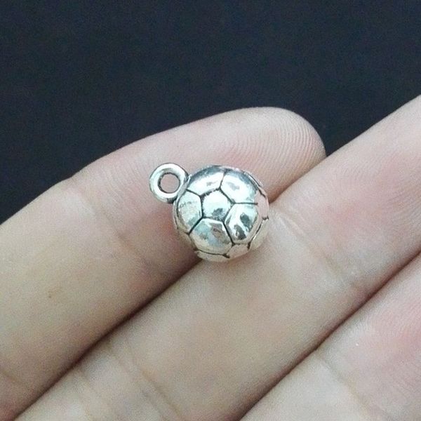 wholesale- 10pcs 10*13mm soccer ball charms pendant antique silver tone diy jelwery making, Bronze;silver
wholesale- 10pcs 10*13mm soccer ball charms pendant antique silver tone diy jelwery making, Bronze;silver