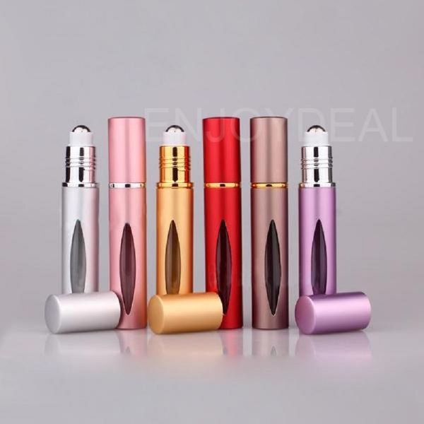 Refillable 10ml mini roll on aluminum bottle e ential oil teel metal roller ball fragrance perfume wa2983
Refillable 10ml mini roll on aluminum bottle e ential oil teel metal roller ball fragrance perfume wa2983