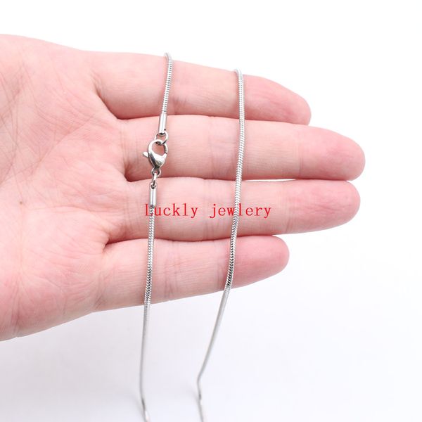 10pcs lot in bulk wholesale stainless steel silver tone thin 1.6mm 18 inch round snake chain necklace women men boys jewelry
10pcs lot in bulk wholesale stainless steel silver tone thin 1.6mm 18 inch round snake chain necklace women men boys jewelry