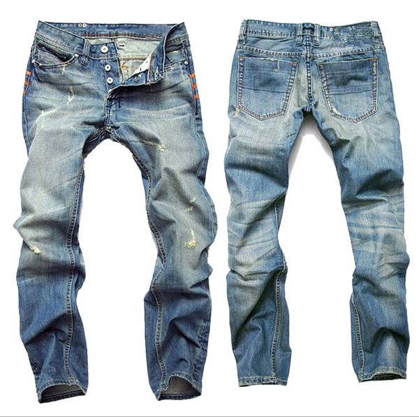 new fashion men slim casual pants elastic men`s trousers light blue quality fit loose cotton denim brand jeans for men
new fashion men slim casual pants elastic men`s trousers light blue quality fit loose cotton denim brand jeans for men