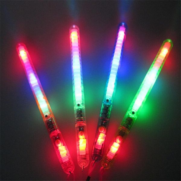 7 Color Sticks Led Flashing Sticks Glow Wand Light Stick Magic Sticks Halloween Christmas Party Concert Favor Flashing Led Cheer Props