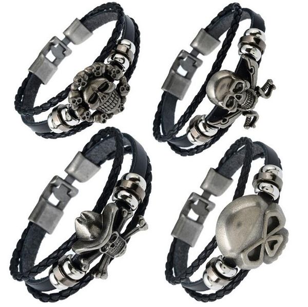 buttoned braided leather bracelet skull leather necklace fb396 mix order 20 pieces a lot slap & snap bracelets, Silver
buttoned braided leather bracelet skull leather necklace fb396 mix order 20 pieces a lot slap & snap bracelets, Silver