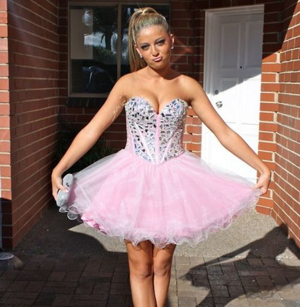 classic pink sweetheart rhinestone prom dresses formal evening gowns lace up sweetheart vestidos festa short prom dress, Black
classic pink sweetheart rhinestone prom dresses formal evening gowns lace up sweetheart vestidos festa short prom dress, Black