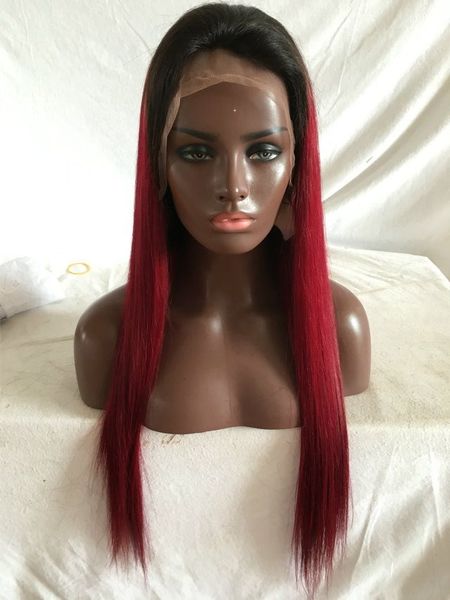 malaysian burgundy lace front wig human hair silky straight full lace human hair wigs color #99j with baby hair, Black;brown
malaysian burgundy lace front wig human hair silky straight full lace human hair wigs color #99j with baby hair, Black;brown