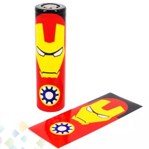 18650 Battery PVC 70mm Skin Superman Batman Captain America Heat Shrinkable Tubing Wrap fit 18650 battery High quality DHL Free
18650 Battery PVC 70mm Skin Superman Batman Captain America Heat Shrinkable Tubing Wrap fit 18650 battery High quality DHL Free