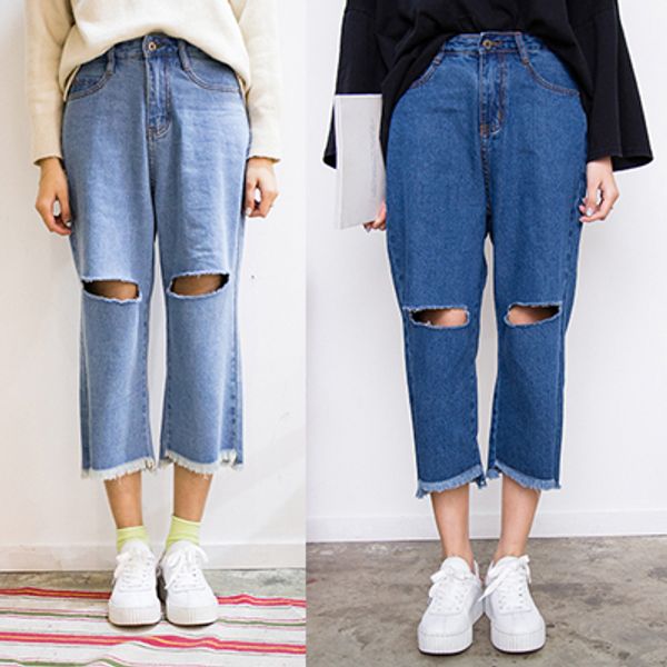 wholesale- wholesale 2017 spring summer women's girls' loose loose fashion casual female hole big plus size denim jeans, Blue
wholesale- wholesale 2017 spring summer women's girls' loose loose fashion casual female hole big plus size denim jeans, Blue