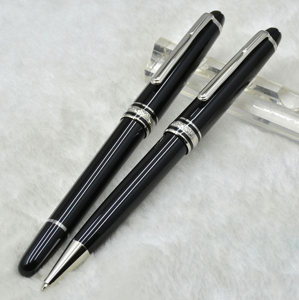 

luxury meisterstcek 163 black resin roller ball pen ballpoint pen fountain pens school office supplies with mb brands serial number