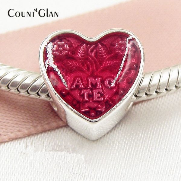 fits pandora bracelets latin love heart silver beads with cerise enamel 2017 100% 925 sterling silver charms diy jewelry 498, Bronze;silver
fits pandora bracelets latin love heart silver beads with cerise enamel 2017 100% 925 sterling silver charms diy jewelry 498, Bronze;silver