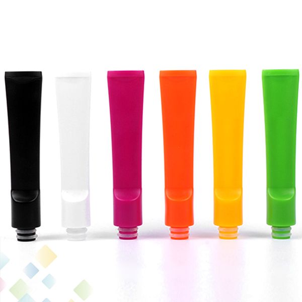 510 Long Drip Tip Plastic 75mm Mouthpieces Flat POM Acrylic Hybrid 510 Drip Tip for RDA RBA Atomizer Tank DHL Free