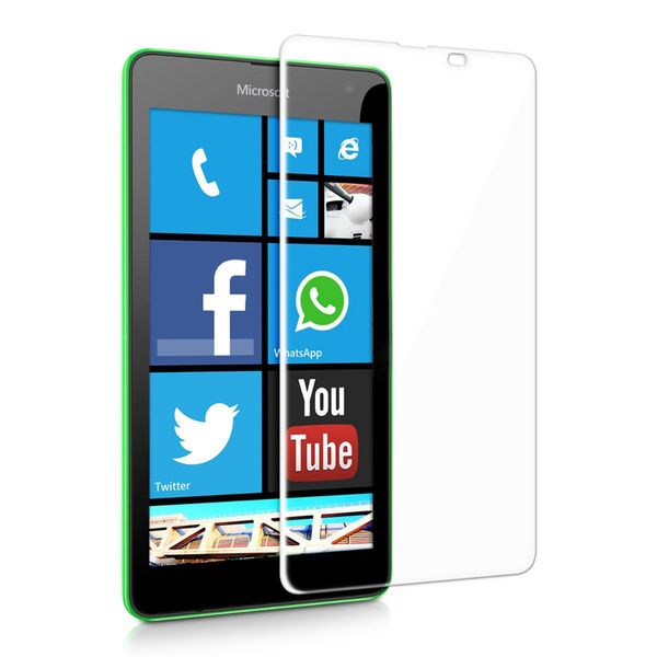 

Tempered Glass Screen Protector Round Edge Protection For Nokia Microsoft Lumia 1320 620 1520 520 535 540 630 635 636 830 X2 X 638