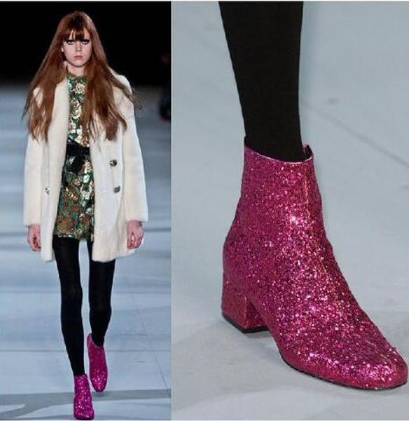 t-stage women glitter ankle boots square heels sparkly booties fall winter feminino botas red silver gold shoes woman, Black
t-stage women glitter ankle boots square heels sparkly booties fall winter feminino botas red silver gold shoes woman, Black