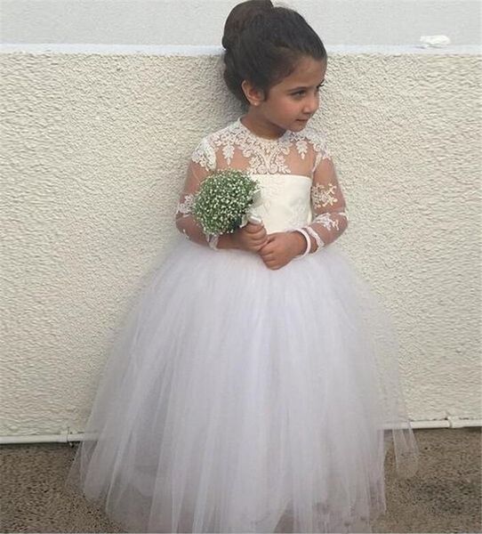 2019 cute puffy girls pageant dresses for toddlers long junior bridesmaid dresses jewel lace appliques sheer long sleeves flower girl dress, White;blue
2019 cute puffy girls pageant dresses for toddlers long junior bridesmaid dresses jewel lace appliques sheer long sleeves flower girl dress, White;blue