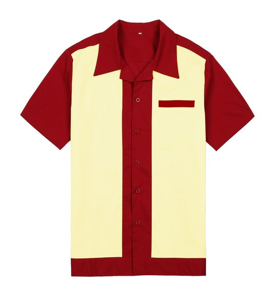 wholesale- wholesale online mens casual shirts plus size short sleeves cotton vintage work shirt button up woven shirts rockabilly shirt, White;black
wholesale- wholesale online mens casual shirts plus size short sleeves cotton vintage work shirt button up woven shirts rockabilly shirt, White;black