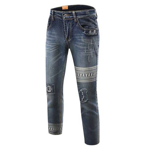 wholesale-2016 est ripped jeans skull jeans men jeans fashion design motorcycle hole torn denim ripped trousers size, Blue
wholesale-2016 est ripped jeans skull jeans men jeans fashion design motorcycle hole torn denim ripped trousers size, Blue