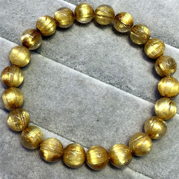 natural genuine arrange titanium gold hair rutile quartz cat's eye stretch bracelet round beads 8.5mm 04517, Black
natural genuine arrange titanium gold hair rutile quartz cat's eye stretch bracelet round beads 8.5mm 04517, Black