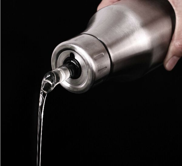 wholesale- 500ml 304 stainless steel leak-proof oiler spice jar soy sauce bottle kitchen supplies creative cruet vinegar bottle oil bottle
wholesale- 500ml 304 stainless steel leak-proof oiler spice jar soy sauce bottle kitchen supplies creative cruet vinegar bottle oil bottle