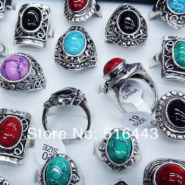 big promotions 30pcs natural stones turquoise antique silver plated vintage women mens rings wholesale jewelry lots a-100, Golden;silver
big promotions 30pcs natural stones turquoise antique silver plated vintage women mens rings wholesale jewelry lots a-100, Golden;silver
