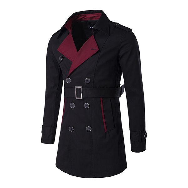 wholesale- long trench coat men winter/autumn full sleeve casual overcoats slim fit black business patchwork trench jackets coat with belt, Tan;black
wholesale- long trench coat men winter/autumn full sleeve casual overcoats slim fit black business patchwork trench jackets coat with belt, Tan;black