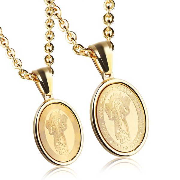 stainless steel jewelry child jesus pendant religion faith necklace women men our lady of guadalupe pendant necklaces gift for couple, Silver
stainless steel jewelry child jesus pendant religion faith necklace women men our lady of guadalupe pendant necklaces gift for couple, Silver