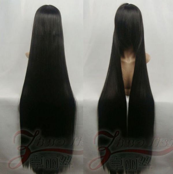 new hell girl enma kexing 120cm/47" black long straight cosplay wig, Black;brown
new hell girl enma kexing 120cm/47" black long straight cosplay wig, Black;brown