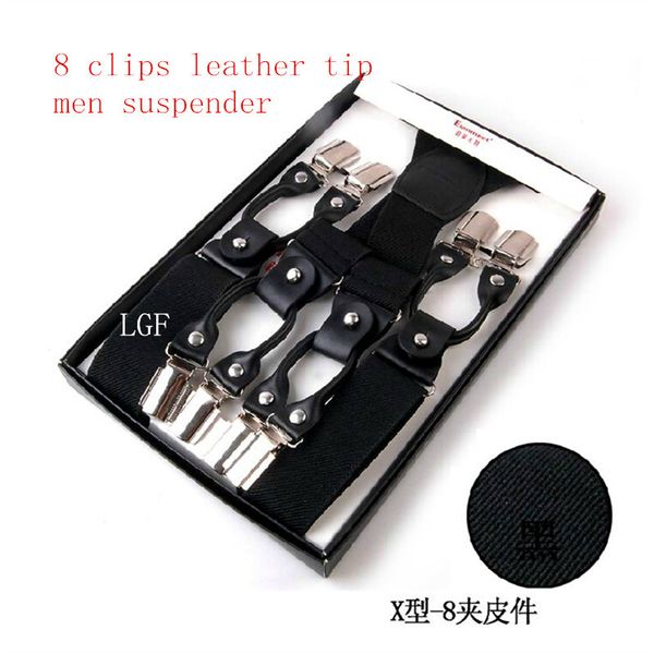 wholesale-elanmeet male clip suspenders suit pants suspenders belt genuine leather folder clip, Black;white
wholesale-elanmeet male clip suspenders suit pants suspenders belt genuine leather folder clip, Black;white