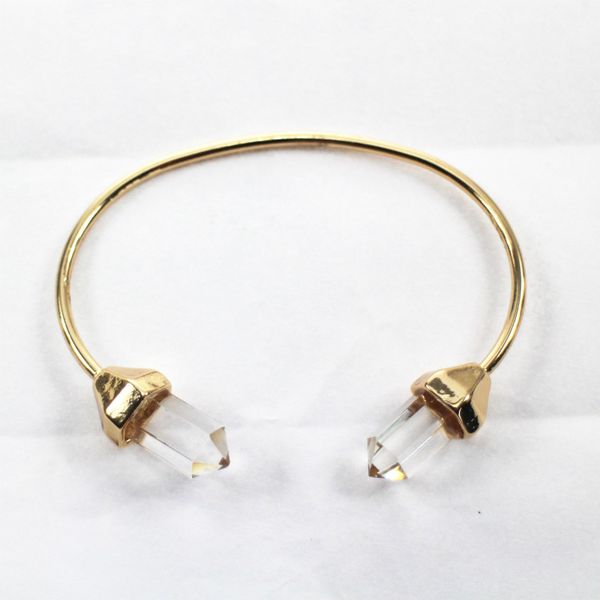 natural crystal charm bangles for women adjustable open cuff bangle bracelet hexagonal prism alloy bracelets fashion jewelry, Black
natural crystal charm bangles for women adjustable open cuff bangle bracelet hexagonal prism alloy bracelets fashion jewelry, Black