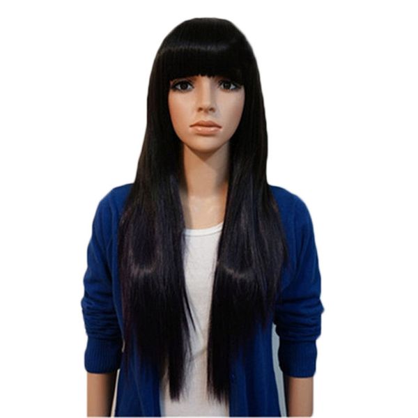 woodfestival long straight wig black wigs with bangs women natural hair light brown dark brown 70 cm
woodfestival long straight wig black wigs with bangs women natural hair light brown dark brown 70 cm