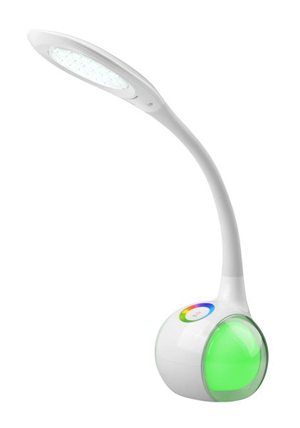 Led Desk Lamp With Touch Dimmer, Gooseneck Led Table Lamp With Colorful Atmosphere Sleep Light