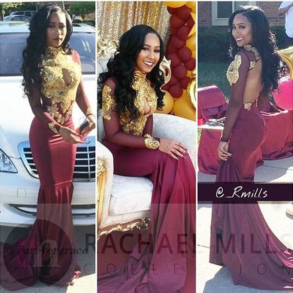 burgundy long sleeve mermaid high neck prom dress satin applique sweep train formal evening party gown custom made plus size, Black
burgundy long sleeve mermaid high neck prom dress satin applique sweep train formal evening party gown custom made plus size, Black