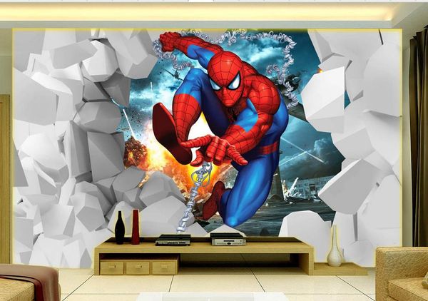 

new custom 3d beautiful dynamic children's room tv wall mural 3d wallpaper 3d wall papers for tv backdrop