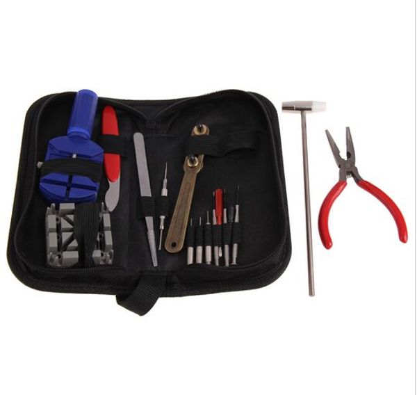 wholesale- news herramientas relojero watches repair tools 16 split strap device opener tool kit hammer forceps screwdriver universal
wholesale- news herramientas relojero watches repair tools 16 split strap device opener tool kit hammer forceps screwdriver universal