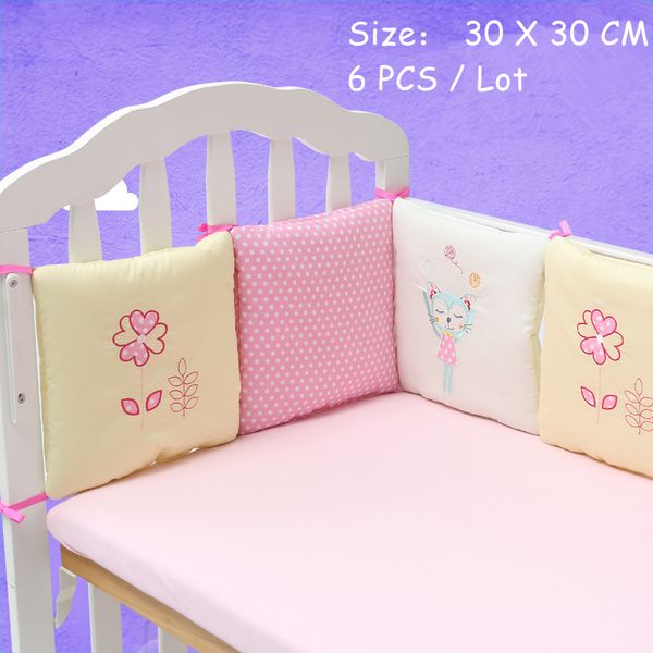 crib bedding sets 100% cotton 30*30cm /pc newborn cot bumper set 6 pcs/lot combination crib bumper pad
crib bedding sets 100% cotton 30*30cm /pc newborn cot bumper set 6 pcs/lot combination crib bumper pad