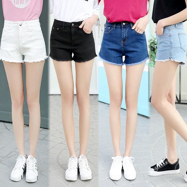 summer stretch female women's shorts casual simple wild cowboy pants ws001 womens short, White;black
summer stretch female women's shorts casual simple wild cowboy pants ws001 womens short, White;black