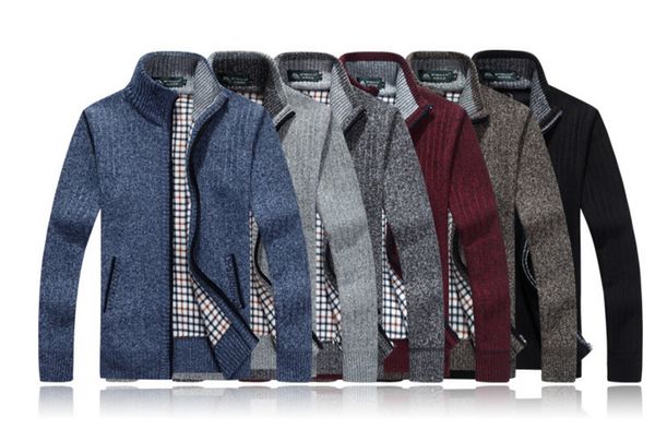 new 2018 sweater collar cardigan loose sweaters and wool thickening male line unlined upper garment to coat, White;black
new 2018 sweater collar cardigan loose sweaters and wool thickening male line unlined upper garment to coat, White;black