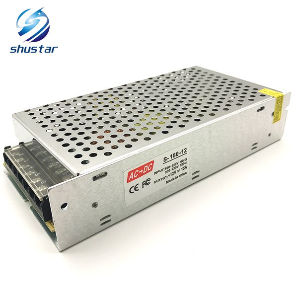 оптовые трансформаторы освещения 15a 180w 85v-265v ac к dc 12v переключатель адаптер питания конвертер для rgb светодиодные полосы света
оптовые трансформаторы освещения 15a 180w 85v-265v ac к dc 12v переключатель адаптер питания конвертер для rgb светодиодные полосы света