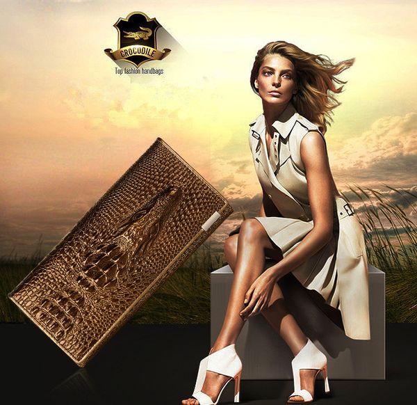 3d women wallets alligators genuine leather money female wallet brand designers new long bag ladies clutch coin purses & holders, Red;black
3d women wallets alligators genuine leather money female wallet brand designers new long bag ladies clutch coin purses & holders, Red;black
